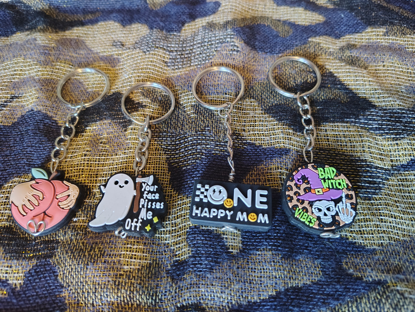 Sarcastic or humorous keychains