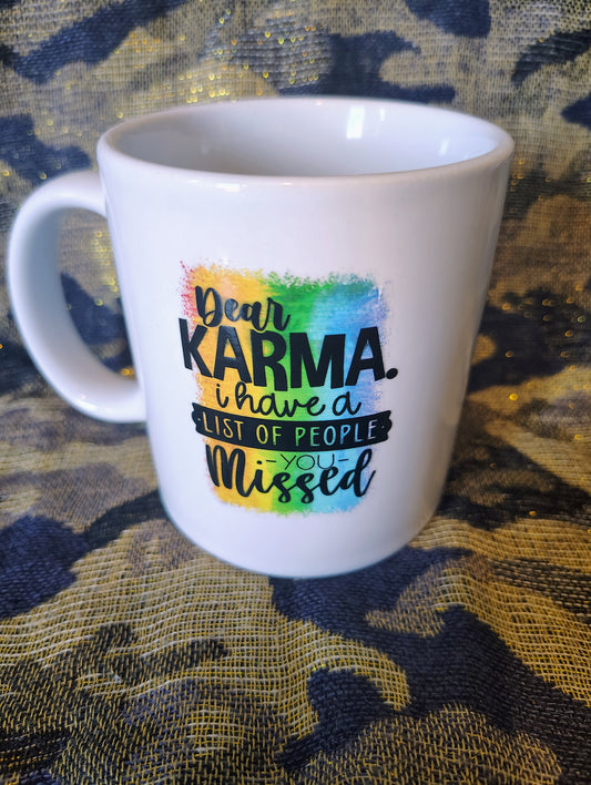 Dear karma mug